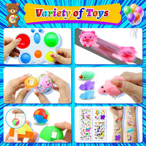 Paquete <span class=keywords><strong>de</strong></span> 206 Juguetes Antiestrés, Recuerdos para Fiestas Infantiles, Regalos para Niños, Caja del Tesoro para Premios <span class=keywords><strong>de</strong></span> <span class=keywords><strong>Carnaval</strong></span> en el Aula - Product Image 2