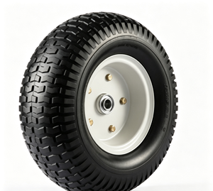 Roues pivotantes 13 x 5.00-6, roue en mousse PU à bande de roulement solide, polyuréthane 13 pouces - Product Image 3