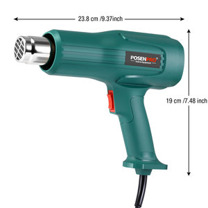 <span class=keywords><strong>Pistola</strong></span> de <span class=keywords><strong>Calor</strong></span> Eléctrica Industrial y para Bricolaje de 2000W con Temperatura Ajustable para Remover Pintura, <span class=keywords><strong>Soldar</strong></span> Tuberías y Encoger <span class=keywords><strong>PVC</strong></span> - Product Image 1