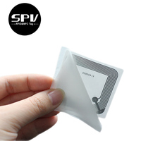 Personalizado programable URL 13,56 MHz RFID Ntag 213 Ntag 215 NFC etiqueta adhesiva