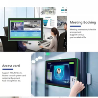 New 10.1inch Wall Mount Digital Signage Android Tablet Pc Touch Screen Ethernet Wi-Fi POE NFC LED Light School Hotel Business