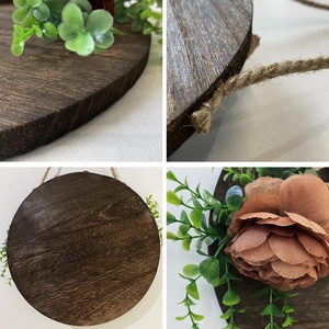 Porta d'ingresso per cani in legno in stile rustico in stile fattoria con cartello dipinto di "benvenuto ai cani" per gli amanti degli animali domestici e gli amici - Product Image 5