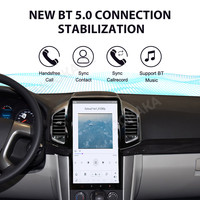 Écran autoradio MOOKAKA 13,6 pouces pour Chevrolet Captiva 2013-2017, navigation GPS Android, stéréo, écran partagé, CarPlay Android