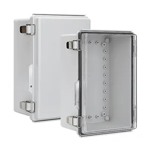 Power Electronics Enclosure Custom Wall Mounting Abs Plastic Outdoor Ip66 Ip67 Waterproof Sealed Distribution Cable Junction Box