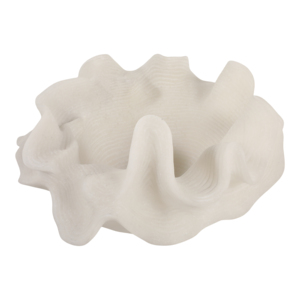 Ciotola scultorea in corallo con volantini per decorazione tavolino da caffè, centrotavola per casa in stile costiero, decorazione cucina - Product Image 5