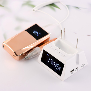 Yeni Kaplama Gül Altın <span class=keywords><strong>Set</strong></span> Kablosuz 45000RPM Fırçasız Tırnak Makinesi Yüksek Güçlü UV LED Tırnak Lambası Jel Işık Makinesi İle - Product Image 3