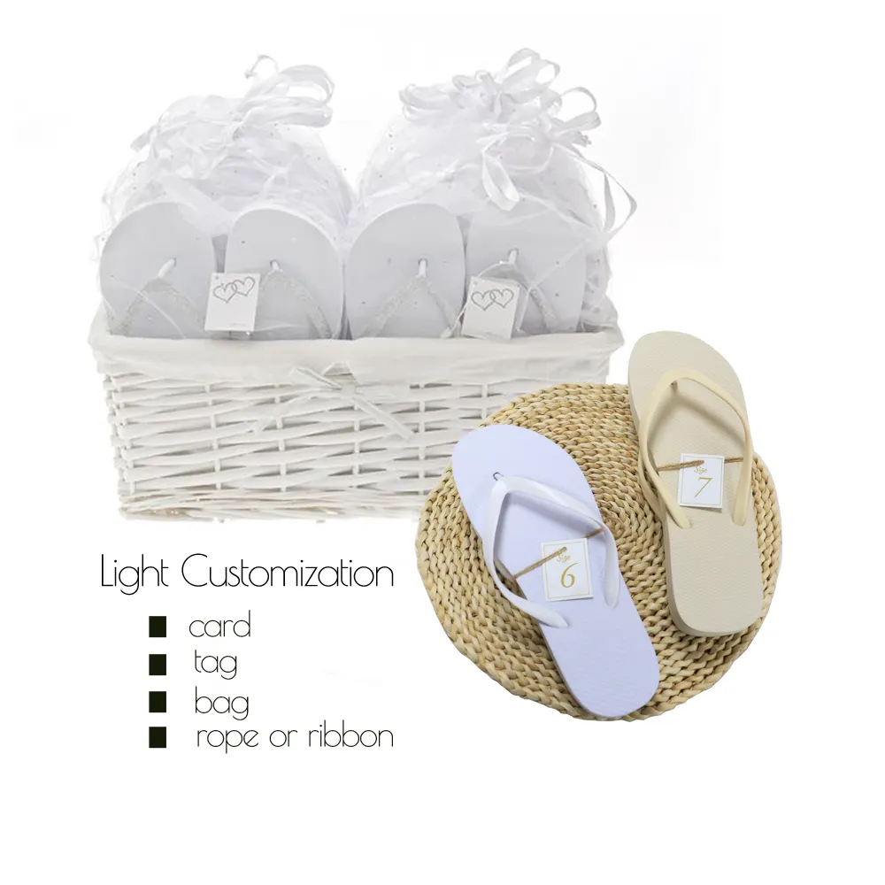 White lace flip flops para mulheres casamento flip flops para convidados do casamento a granel barato noiva flip flops para o dia do casamento praia