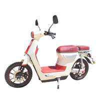 Producto Popular: Motocicleta Eléctrica Roja y Blanca, Elegante, de Alta Velocidad (30-50 km/h) para Desplazamientos Urbanos