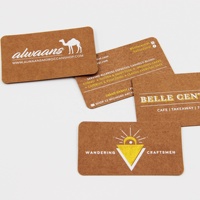 Cartes de Visite avec Logo Personnalisé Papier d'Impression Papier Couché Imprimé Imperméable de Haute Qualité Cartes de Visite