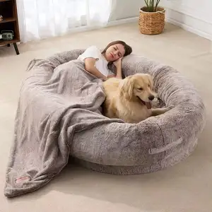 Comfortabele Zitzak Bed Lazy Sofa Soft Sleep Pet Bean Bag Style Home Floor Bank Huisdier Bedden Voor Honden En Katten