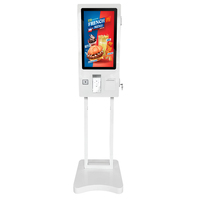 Kiosco de Autoservicio con Pantalla Táctil de 32 Pulgadas para Pedidos y Pagos, con Sistema Android, para Supermercados y Restaurantes