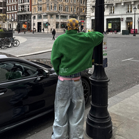 Pulls pour hommes en tricot doux, col en V, en fil éponge, personnalisés, ODM, vente en gros, nouvelle collection printemps