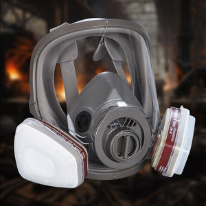 Masker setengah wajah karet keselamatan pribadi, masker pernapasan pelindung wajah cat debu - Product Image 3