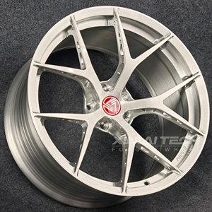 ล้อฟอร์จโมโนบล็อก XINLAI รุ่นใหม่ สีเงินปัดเงา 5 ก้าน ขนาด 17-22 นิ้ว 5x112 5x114.3 5x120 ชุด 4 ชิ้น ET 20 มม. - Product Image 1
