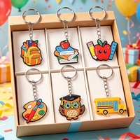Porte-clés personnalisé en PVC souple, forme 2D, logo imprimé UV, cadeau promotionnel d'entreprise
