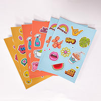 Ningbo Skyline Custom No Powder Falling Glitter Powder Film Producto impreso biodegradable Hoja de pegatinas personalizada