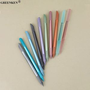 Cilíndrico Cristal Moagem Polimento Prego Ferramenta Empurrador de cutícula Vara Vidro Prego Arquivo Unhas <span class=keywords><strong>Buffer</strong></span> Manicure Pedicure Care Tool - Product Image 2