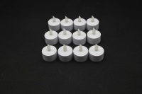 Kit de bougies LED sans flamme rechargeables, lumière jaune vacillante avec base de charge, bougie LED en ABS pour décoration de mariage