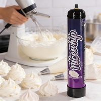 Nouveau Festival du Commerce 640g Nice Whip Crème fouettée en gaz Outils de dessert Gadgets de cuisine Bonbonne de gaz Cylindre de gaz