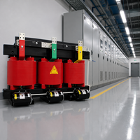 Transformateur sec en résine époxy sans huile OEM 200 kVA, 10 kV à 400 V, triphasé, pour distribution intérieure