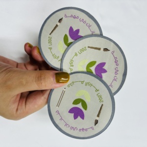 중국 공장 의류 맞춤형 직조 패치/자수 직조 패치 실리콘 패치 - Product Image 2