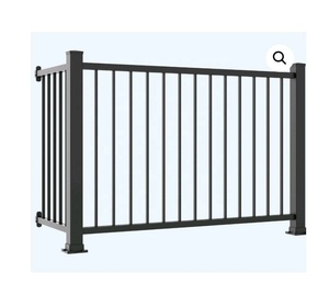 Hot bán nhôm lan can lan can bảng điều khiển lan can ban công cầu thang picket lan can sơn tĩnh điện dễ dàng cài đặt cho ngoài trời - Product Image 4