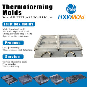 Machine de thermoformage CNC de haute précision compatible avec le vide en aluminium plastique pour divers moules de conteneurs alimentaires - Product Image 2