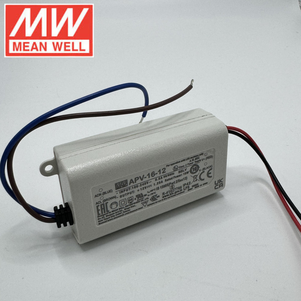 Apv-16-12 Meanwell Original Ip42 Led Driver Power Supply In Stock 60hz Output Frequency Output Current For Industrial Use