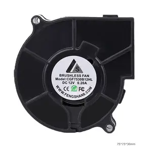 Exhaust Axial Dc Fan 7530 75X75X30Mm High Quality Silent Brushless Blower fan