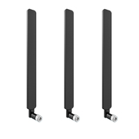 Antenne Wi-Fi omnidirectionnelle double bande 5dBi 2,4/5,8 GHz avec connecteur mâle RP-SMA, antenne en caoutchouc 4G LTE pour extérieur
