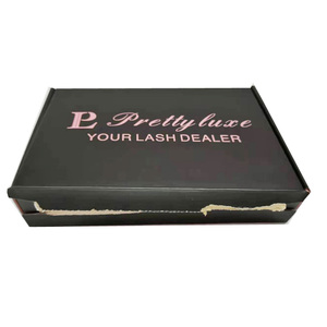 Caja de envío de tira de rasgado adhesiva personalizable Fuerza de cremallera corrugada Ofertas de fábrica Pedido por correo Logotipo de la marca Cajas de papel - Product Image 4