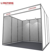 Stand d'exposition standard Lingtong de cabine de schéma de coque modulaire en aluminium facile à installer pour pavillon