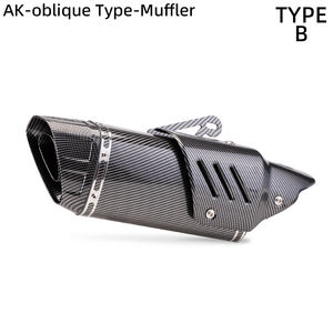 Silenciador Universal <span class=keywords><strong>para</strong></span> motocicleta, tubo de <span class=keywords><strong>Escape</strong></span> de 51MM con Logo láser <span class=keywords><strong>para</strong></span> <span class=keywords><strong>Kawasaki</strong></span> er6n sv650 <span class=keywords><strong>Z800</strong></span> R1 cb650f cb1000r cbr250r - Product Image 5