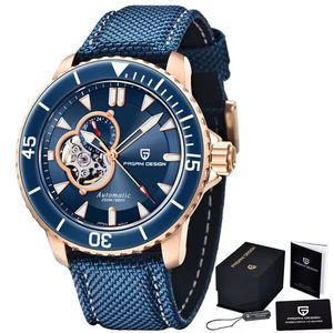 Reloj de Pulsera Pagani Design PD-1674 1674 con Bisel Luminoso, Tourbillon, Resistente al Agua, Deportivo, Automático, Mecánico para Hombre + Caja - Product Image 4