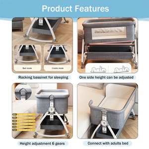 Cuna Móvil para Bebés Recién Nacidos, Apta para Hospitales, Hogar y Centros Posparto - Product Image 3