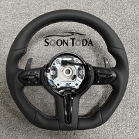 Volant sport en cuir et fibre de carbone pour BMW F10/F30/F32/F35/F20/F21/F25/X5 M3/M4/M5/M6/E71-E90/320i/530i