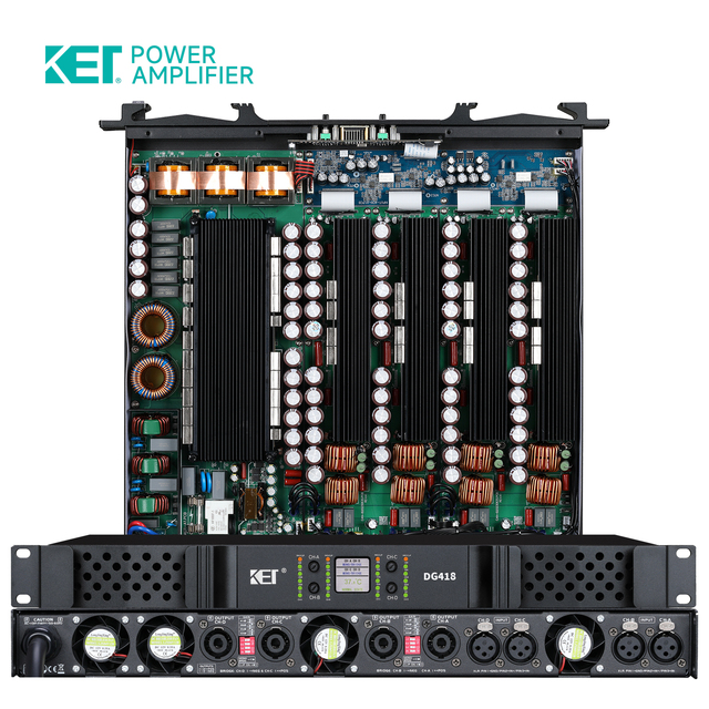 4 Channel Power Amplifier Professional Class D Power Amplifier Professional Audio Equipment