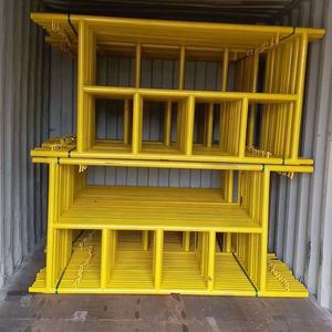 Système d'échafaudage en H galvanisé au design moderne, échafaudage métallique à cadre en L pour extérieur, hôtel, maçonnerie - Product Image 2