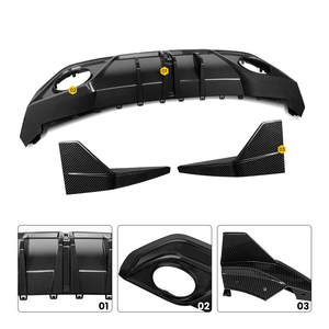 Diffuseur de pare-chocs arrière en fibre de carbone de haute qualité style SQ pour <span class=keywords><strong>Audi</strong></span> <span class=keywords><strong>RS3</strong></span> 8Y Facelift <span class=keywords><strong>Sportback</strong></span> - Product Image 2