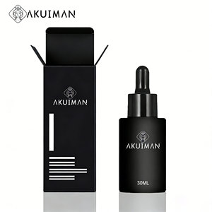 Botellas Dispensadoras de Vidrio Negro de Lujo con Caja a Juego, Botellas con Gotero para Aceites Esenciales - Product Image 1