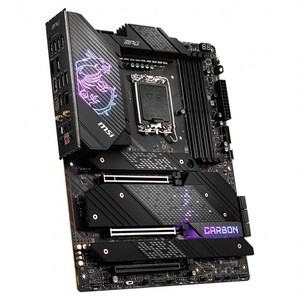 Используемая Материнская плата MSI MPG Z690 с углеродным Wi-Fi поддерживает память DDR5 до 6666 +(OC) MHz и 12-го поколения Intel Core/ Pentium Celeron CPU - Product Image 4