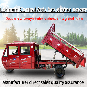 Two-Row Closed Shed Motorized Car for <b>Gasoline</b> Three-Wheeled Farm Dump Water-Cooled Freight Vehicle for Use - Product Image 3
