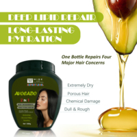 Salon Care Avocado Haarmasker 1000g Plantenextract Doordringt Grof Haar Diepgaand Voedend Haar Herstel Gladmakend en Glanzend
