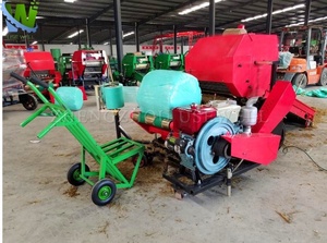 Hot Bán Chăn Nuôi Hay Cỏ Linh Lăng Ngô Ngô Thân Cây Thức Ăn Gói Silage Đóng Gói Đóng Gói <span class=keywords><strong>Baler</strong></span> Wrapper Máy Cho Trang Trại - Product Image 3