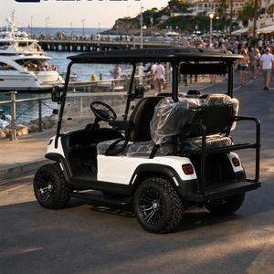 Carrito de Golf Eléctrico de 4 Plazas con Batería de Litio, Todoterreno, con Suspensión Independiente, Neumáticos de 12-14 Pulgadas y Pantalla Grande con Audio - Product Image 1