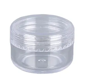 De plástico transparente tarro cosmético contenedor de caja de empaquetado de la crema del ojo 20ml 30ml 50ml