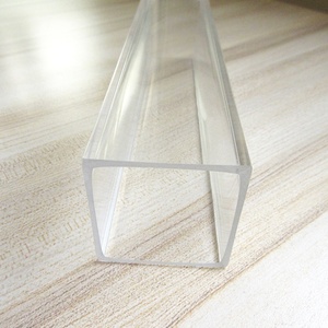 Tubo/pipe Cuadrado de Acrílico PMMA Transparente Personalizado - Product Image 3