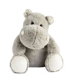 Custom Plush Stuffed Hippo Hippopotamus Toy