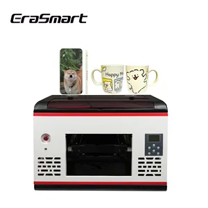 EraSmart A3 MAX桌面杯圆筒平板卡亚克力瓶手机壳印刷机喷墨平板紫外打印机