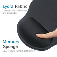 Tapis de souris en EVA en gros avec logo promotionnel, sublimation, tapis de bureau vierge en caoutchouc PVC, impression de logo, repose-poignet, tapis de souris personnalisé